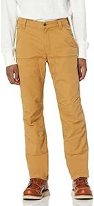 Carhartt Men's Rugged Flex Relaxed Fit Heavyweight Double-Front Utility Logger Jean, Hickory, 34W x 30L