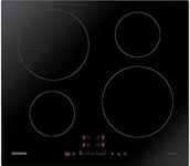 Samsung NZ64H37070K Built-In 4 Zone Induction Hob - Black Glass