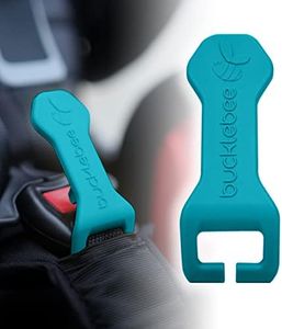 Bucklebee Easy Car Seat Buckle Release Aid for Children Unbuckle Car Seat Release Tool - Car Seat Button Pusher - Car Seat Opener for Nails - Car Seat Buckle Release (1 Pack Teal)