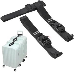 Vigorport Luggage Connector, Straps for Suitcase, Add A Bag Adjustable Attachment Accessories (Medium-Cam Buckle)