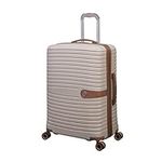 it luggage Encompass 27" Hardside Checked 8 Wheel Expandable Spinner, Cream