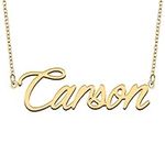 GR35Z9 Carson Name Necklace Gift fo