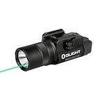 OLIGHT Baldr Pro R 1350 Lumens Rechargeable Flashlight, Magnetic USB Flashlight with Green Beam and White LED Combo, Ultra Bright LED Light Compatible with 1913 or GL Rail (Black)