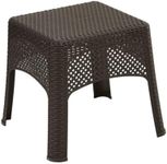 Adams Manufacturing 8071-60-3731 Woven Side Table, Earth Brown