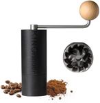 KINGrinder P1 Lightweight Manual Hand Coffee Grinder for Moka Pot, French Press, Drip with Assembly Consistency Stainless Steel Conical Burr Mill, 20g Capacity