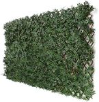 3rd Street Inn Cannabis Leaf Trellis 4-Pack - Fake Weed Plant - Smoke Shop Decor - Marijuana Wall Art - Boxwood and Ivy Privacy Fence Substitute - DIY Flexible Fencing (Cannabis)