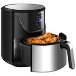 LLIVEKIT 7L Large Air Fryer, Family Size Hot Air Fryer 1800W Digital Touchscreen with 10 Presets, Removable Basket, Timer & Temperature Control for Oil Free & Low Fat Healthy Cooking