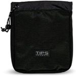 Blue Tees Golf TIPS Valuables Pouch Durable Ballistic Nylon Travel Pouch with Drawstring Closure & Aluminum Snap Hook for Secure Storage, Ideal for Travel & Everyday Use