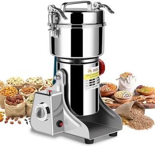 INSELY Grain Mill 750g, flour mill grinder for home, Electric Stainless Steel Grain Grinder for Wheat, Spices, coffee,Corn and Other Dry Food Grinders for Kitchen