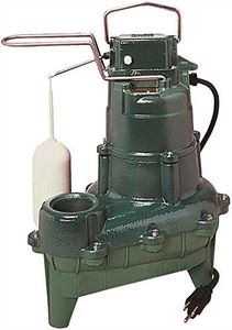 Zoeller 264-0001 Sewage Pump, Packs, Black