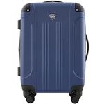 Travelers Club Luggage Chicago 20 Inch Expandable Carry-On Spinner, Cobalt Blue, One Size