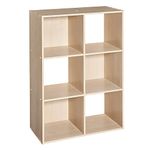 ClosetMaid 4176 Cubeicals Organizer, 6-Cube, Birch