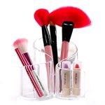 ADEPT Cosmetic Organizer 2207 Transparent Acrylic Cosmetic Makeup Organizer // Lipstick Holder // Display Stand // Nail Polish || Eyebrow Pencil Storage Box // Toothbrush Holder || Stationary Holder clear