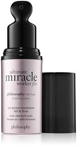 philosophy ultimate miracle worker eye power treatment fill & firm eye cream-with retinol, soy extract & sodium hyaluronate creates a notably smoother and more youthful-looking appearance -0.5 fl oz.