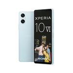Sony Xperia 10 VI (5,000 mAh Battery, 6.1 Inch 21:9 OLED, Three Optical Focal Lengths, Lightweight and Compact, 3.5 mm Audio, Android 14, IP65/68, Dual SIM, Blue, 24+12 Month Warranty [Amazon