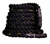 ESSKAY Uttam Rope Pro Black Battle Rope Exercise Rope 1.5 INCH (30 Feet) Material: Polypropylene