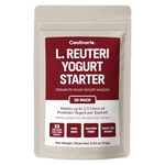 Coolinario L Reuteri Yogurt Starter (10-Pack, 1.5g Sachets) Live Cultures with Probiotics | Creamy & Delicious | Regular or Greek Yogurt | Non-GMO, No Preservatives, Gluten Free