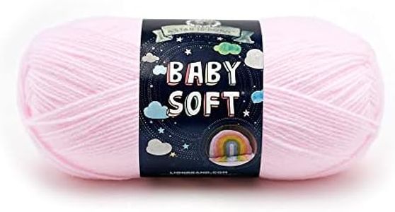 (Petal) - Lion Brand 920-104 Baby Soft Yarn, Multi-Colour