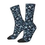 Mcewoel Airplane Pattern Socks for 