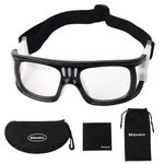 Andux Basketball Soccer Football Sports Protective Eyewear Goggles Eye Safety Glasses LQYJ-01 (Black)