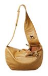 Noah & Paw Dog Sling Carrier for Small Dogs 3-10lb, Dog Sling for Small Dogs and Cats, Dog Carrier with Adjustable Padded Strap, Vegan Leather Lined with Fur, 3x Safety Features, Machine Washable