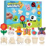 JOYIN 12 Wooden Magnet Creativity A