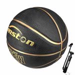 Senston Basketball Size 7 with Pump,Basket Ball Game Training Basketball Indoor/Outdoor Street Basketball