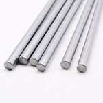 Invento 1pcs EN31 Steel Smooth Rod 25mm OD 300mm (0.3 mtr) Long for Machines DIY Projects