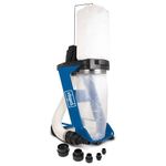 Scheppach DC500 Dust Extractor, 550W, 1150m³/h Airflow, 75L Collection Bag, 2m Hose, 6pc Adapter Set