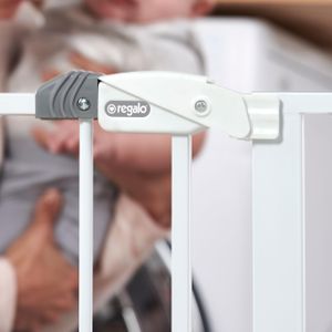 Regalo Easy Step Baby Gate – Pressure Mount, Walk-Through Safety Gate