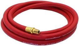 Goodyear 10 ft x 3/8" Red Rubber Air Hose 250 PSI - Made in USA