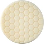 Chemical Guys BUFX_104_HEX6 Hex-Logic Light-Medium Polishing Pad, White, 6.5" Pad made for 6" backing plates, 1 Pad Includeded