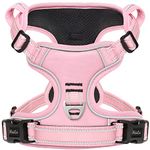 HEELE Dog Harness Dog Harness Small Dog No Pull Harness with Soft Handle Reflective Puppy Harness Adjustable, Pink, XS