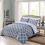 Forever Britain 100% Cotton Geometric Stylish Designer Duvet Cover Set Hotel Quality Bedding Sets (Double Duvet Cover Set)