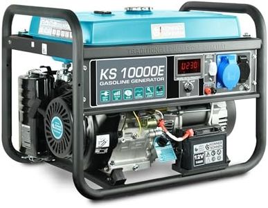 KS 10000E petrol outdoor generator with a maximum power of 8000W, manual/electric start, 1x16A, 1x32A (230V), low oil level indicator, overload and short circuit protection, 100% copper winding.…
