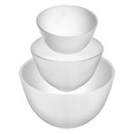 FOMIYES 3 Pcs Facial Brush Silicone Facial Mixing Bowls, Flexible Rubber Mixing Bowl Set for Beauty Salon DIY Face Mask