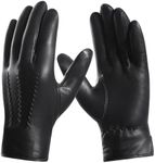 Harssidanzar Leather Gloves For Men