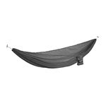 ENO Sub 6 Hammock Charcoal Dyneema Fiber Lines Lightest ENO Hammock W 164 g Lightweight Camping 30 Denier Rip Stop Nylon Technical Hammock Strong Breathable Fast Drying Super Stong Dyneema Lines