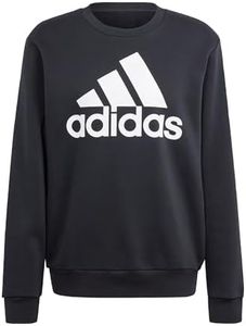 adidas Essentials Fleece Big Logo Sweatshirt Black