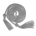 sourcing map Graduation Honor Cord 67" with Tassel Polyester Braided Honor Cord Graduation Ropes for Graduation Party Ceremonies Graduates, Gray