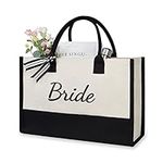 TOPDesign Canvas Tote Bag for Bride