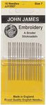 Colonial Needle Crewel/Embroidery Hand Needles-Size 7 16/Pkg