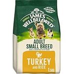 James Wellbeloved Adult Small Breed Turkey and Rice 1.5 kg Bag, Hypoallergenic Dry Dog Food