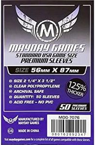Mayday Games 7076 Usa Boared Game Sleeves, Dark Purple