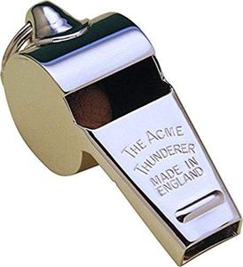 Acme Thunderer 58.5 Nickel Plated Official Referee Whistle