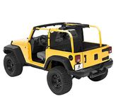 Bestop 80031-35 Black Diamond Windjammer Wind Break for 07-12 Wrangler JK 2-Door