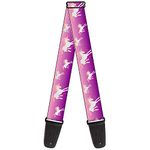 Buckle-Down GS-W32108 "Unicorn Sparkles Purple/Pink" Guitar Strap