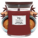 WoodWick Medium Hourglass Scented Candle | Cinnamon Chai | with Crackling Wick | Burn Time: Up to 60 Hours