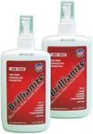 Brillianize 240ml Pump Spray Bottles - 2 Pack