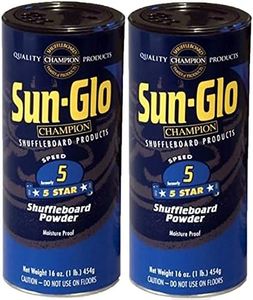 Twin Pack of Sun-Glo #5 Speed Shuffleboard Powder Wax